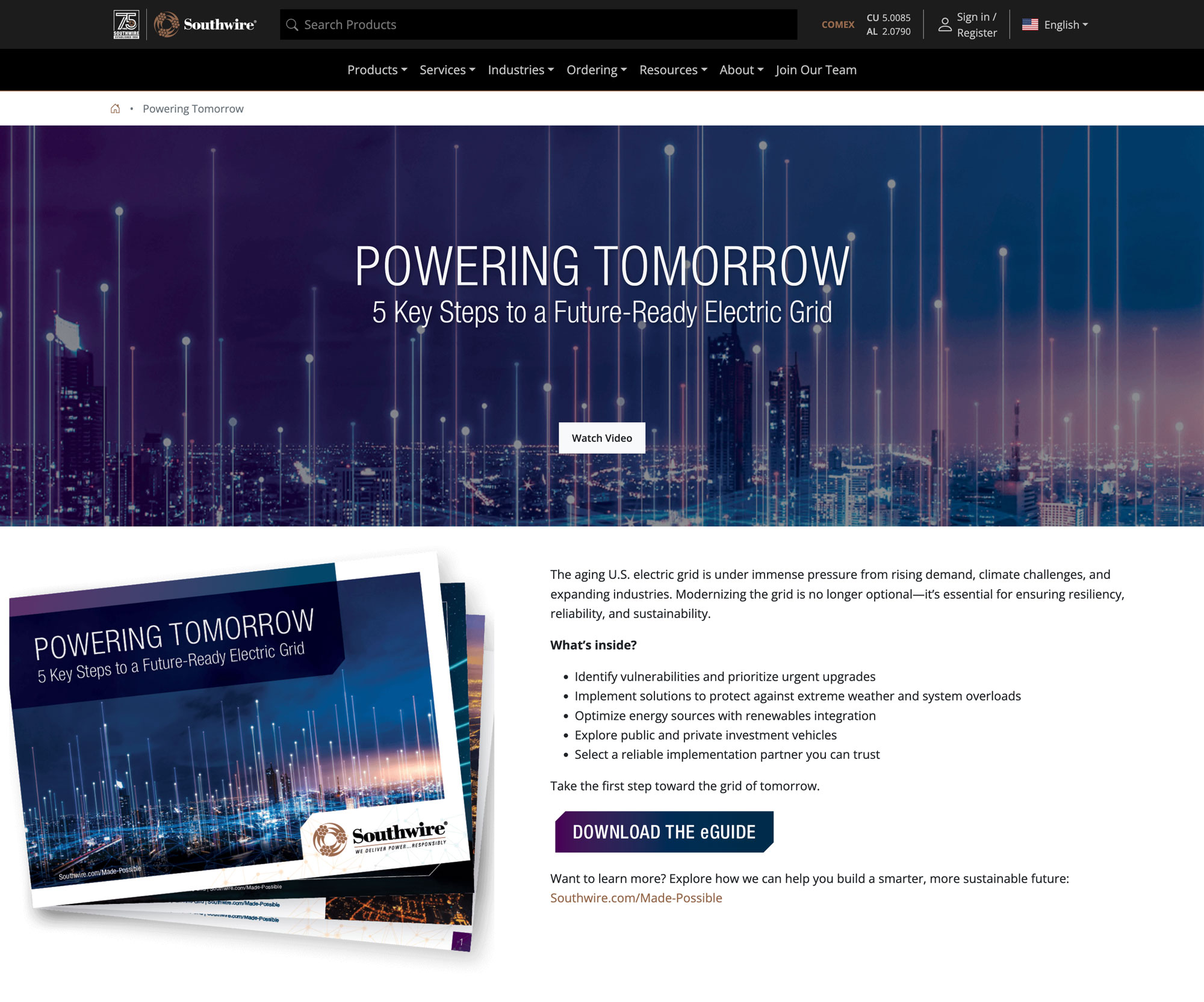 Powering Tomorrow eGuide